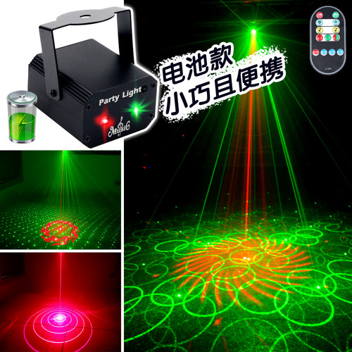 EKOOT舞台灯迷你激光音乐声控