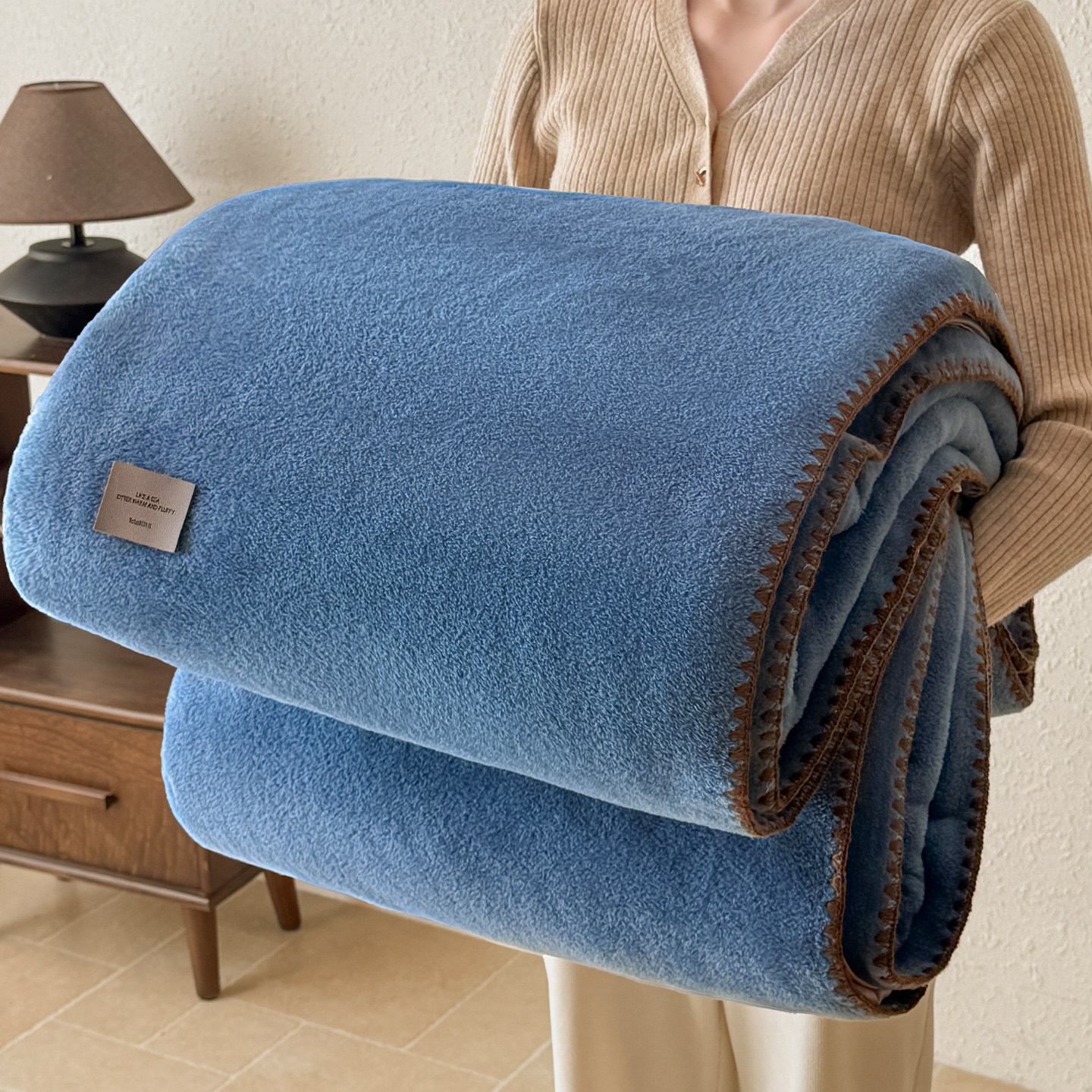 法兰绒毛毯2026新款加厚冬天牛奶珊瑚绒披肩毯办公室午休毯毛巾被,床上用品,休闲毯/毛毯/绒毯,淘宝优惠券,粉丝福利购,淘宝优惠卷
