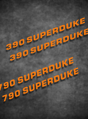 适用车贴 KTM 390 790 SUPERDUKE机车摩托车贴花个性防水拉花贴纸