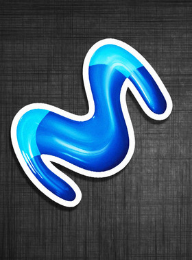 适用YAMAHA 赞助商 movistar 罗西R1头盔摩托车贴纸 防水反光贴花