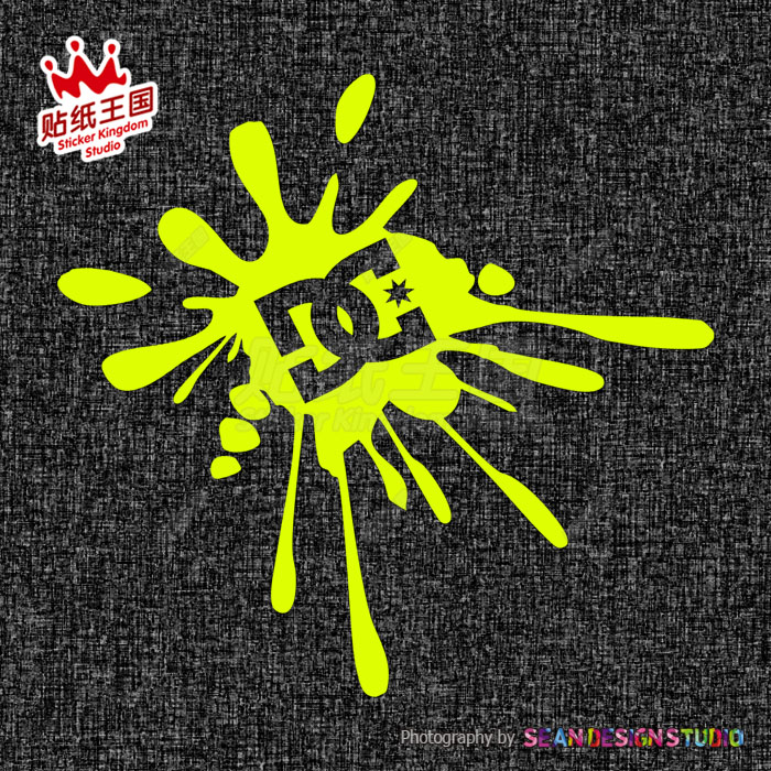 适用Ken Block 43 DC 漂移改装07摩托车汽车划痕遮盖个性反光贴纸