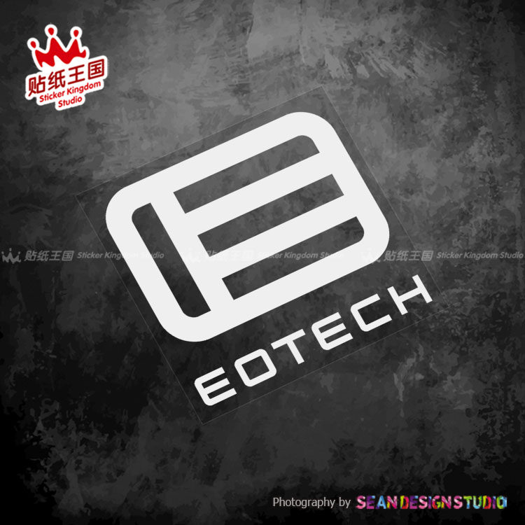 适用EOTech 水弹战术瞄具装饰贴纸  汽车摩托车防水反光贴