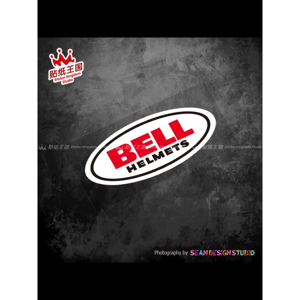 适用美国 BELL 复古头盔贴纸个性装饰摩托车改装防水防晒反光贴花