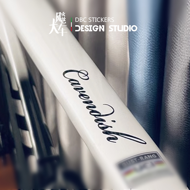 适用环法车 卡文迪什盘爷曼岛飞 弹 35冠签名防水反光贴