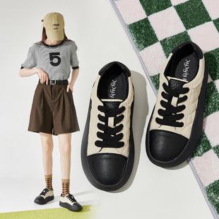 厚底松糕鞋 新款 英伦风高级感休闲鞋 透气柔软显脚小 子女2023年秋季