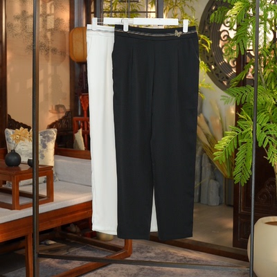 纤柔 显瘦透气百搭款休闲裤7259