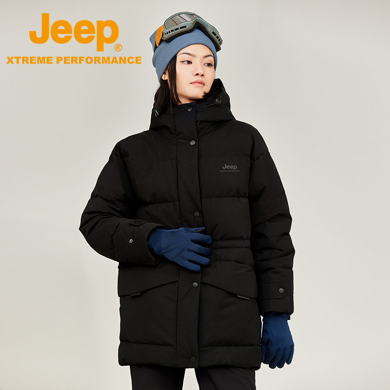 Jeep秋冬新款羽绒服女轻暖蓄热