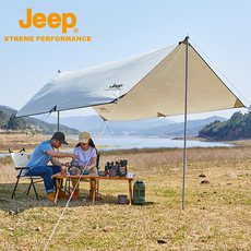 Атриум jeep吉普夏季户外防晒凉棚经典矩形天幕帐篷便携式野营炊布遮阳棚