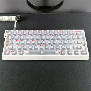XVXH白雾透键帽正刻红字适配EV63迈从Ace68前行者X87魔导士ATKRS6