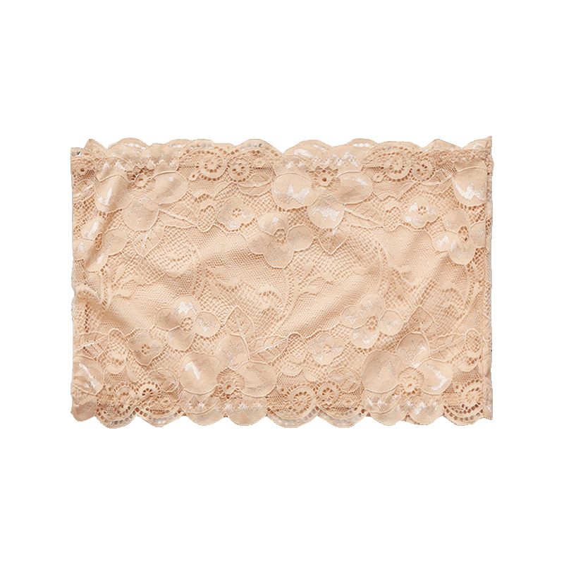 无肩带抹胸夏带胸垫性感内搭打底蕾丝裹胸防走光胸口神器内衣薄款