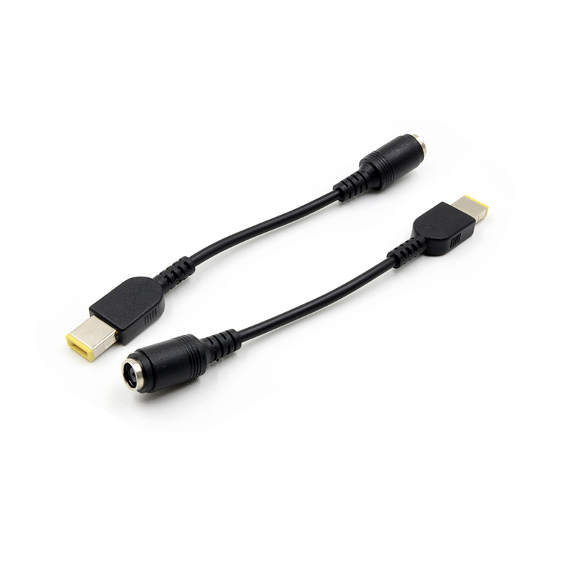 适用于联想电源转换线 圆口DC7.9*5.5母转方口转换线X240 X1 G405