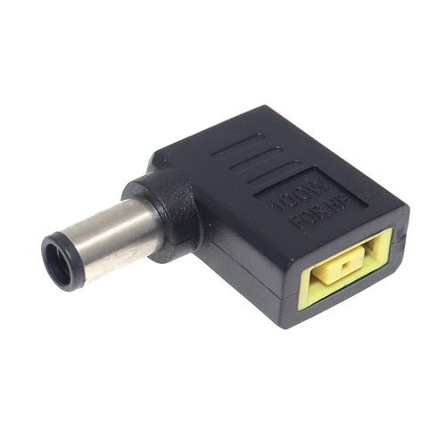 联想方口母座转DC7450惠普转接头适用于HP笔记本电脑联想转HP充电