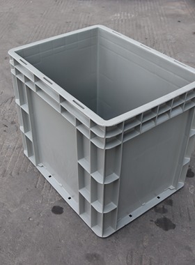 灰色物流箱大号塑料盒周转箱子储物胶箱收纳盒子塑胶筐子中转筐框
