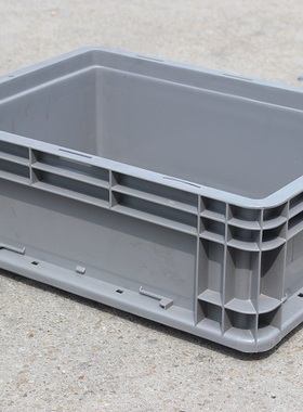 大周转箱塑料筐长方形胶框灰色物流箱子储物盒收纳盒子胶箱筐子框