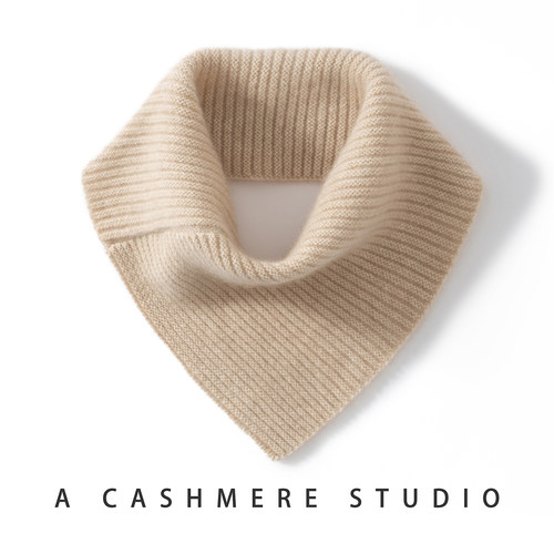 2025秋冬新款100%纯山羊绒围脖男女保暖假领子护颈针织百搭小围脖