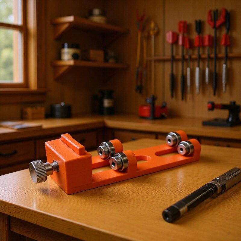 跨境品 箭杆打磨器玻纤碳素箭杆箭支DIY工具粘箭工具弓箭射箭器材