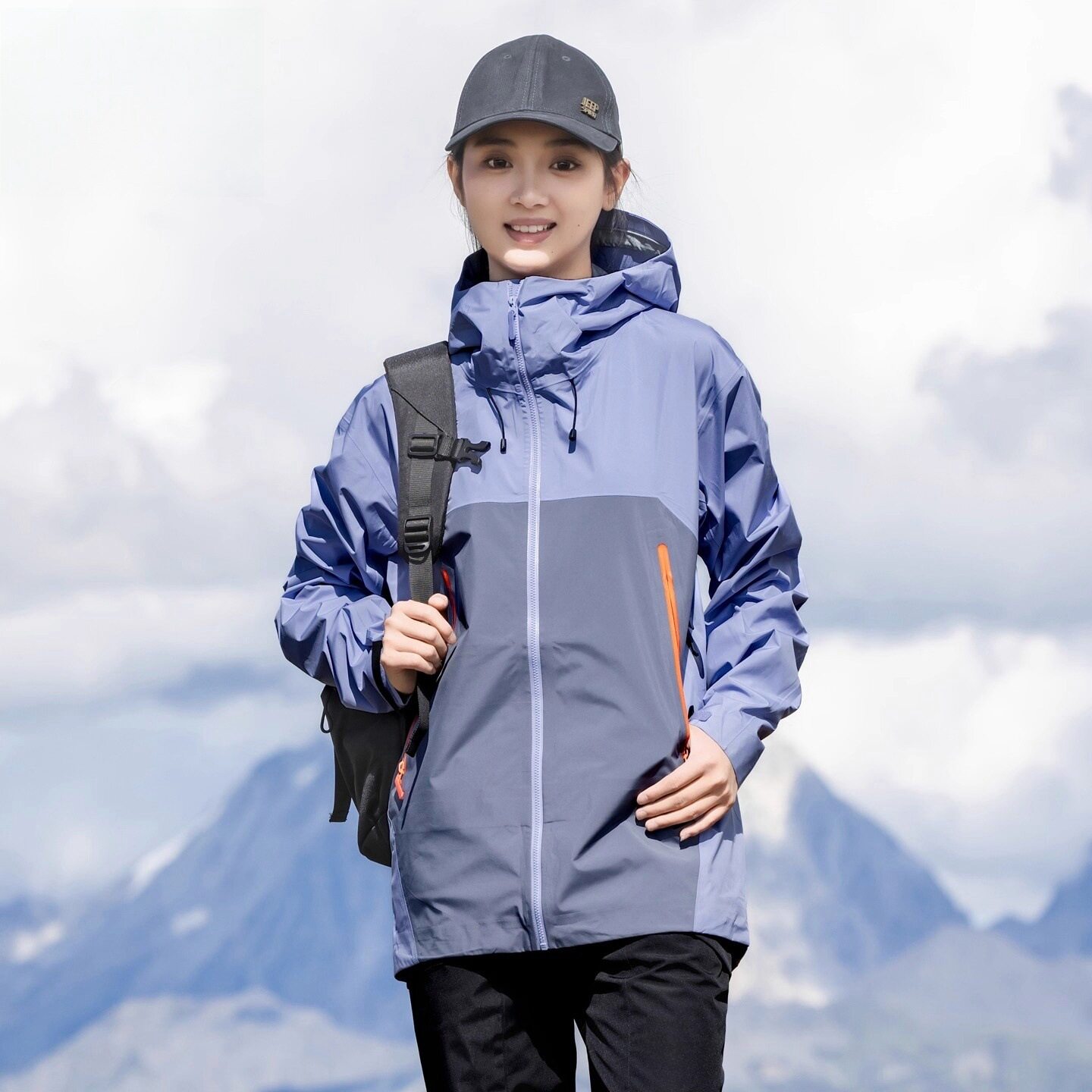 鸟家新款SL硬壳冲锋衣全热封压胶溢胶单层冷热压三合一羽绒登山服