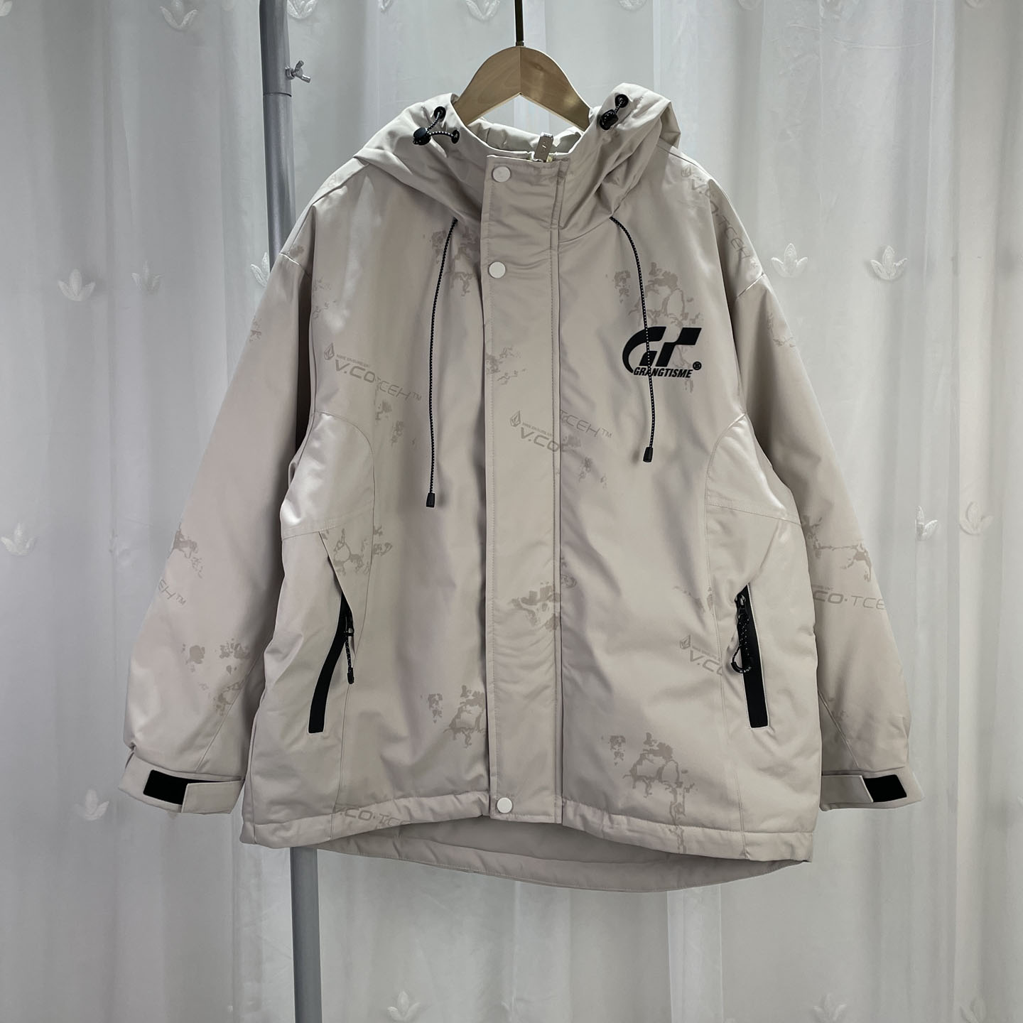 BJS品牌折扣童装大童男女童夹棉梭织外套青少年连帽休闲服亲子装