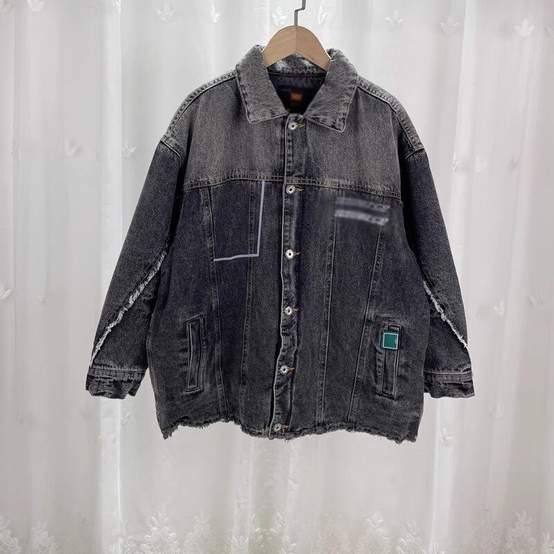 I 品牌撤柜童装大童男童夹棉厚外套青少年儿童学生秋冬牛仔衣