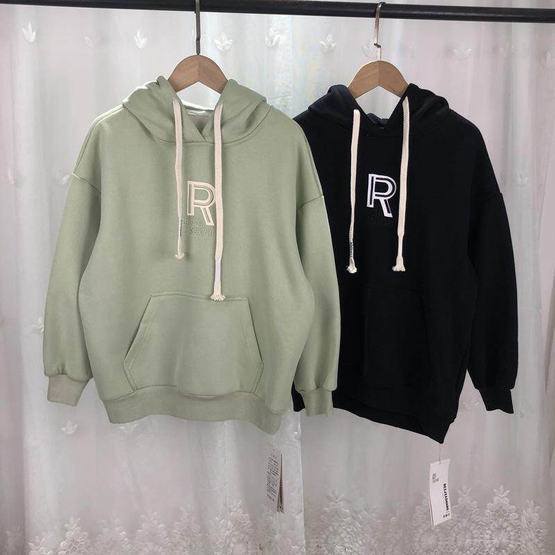 BJS男女童连帽加绒卫衣亲子装