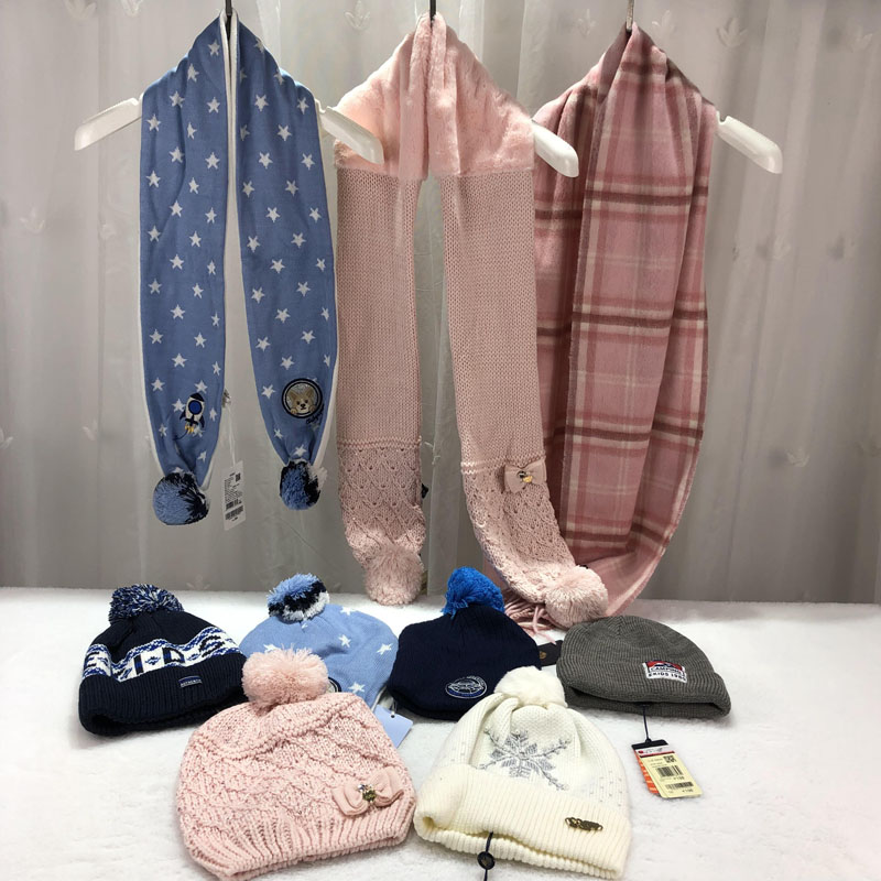 衣L男女童秋冬围巾帽子