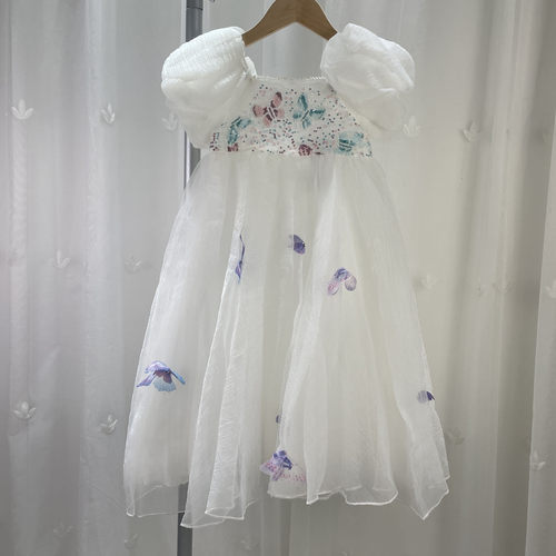 J 品牌折扣童装中大童女童连衣裙儿童重工礼服裙公主裙六一礼物