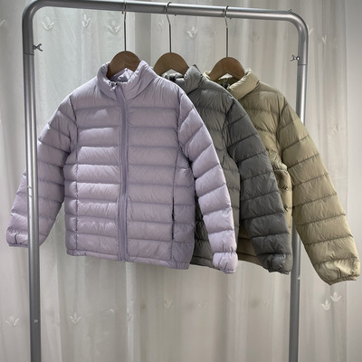 K 品牌撤柜童装男女中大童轻薄羽绒服青少年儿童秋冬鸭绒保暖外套