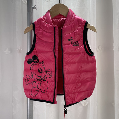 90码 巴布D品牌撤柜童装男女童小童羽绒马甲婴幼儿童鸭绒背心清仓