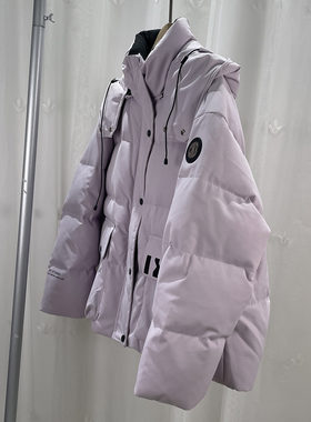 I 品牌撤柜童装女大童连帽羽绒服学生冬季鸭绒保暖外套亲子少女装