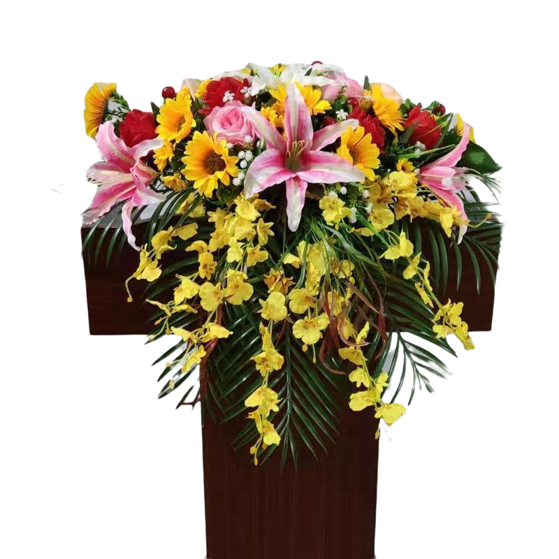 定制会议桌花餐厅包厢桌花套装花