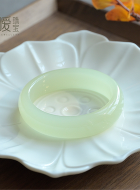 孤品清仓琉璃鸭蛋青湖水绿碧玉