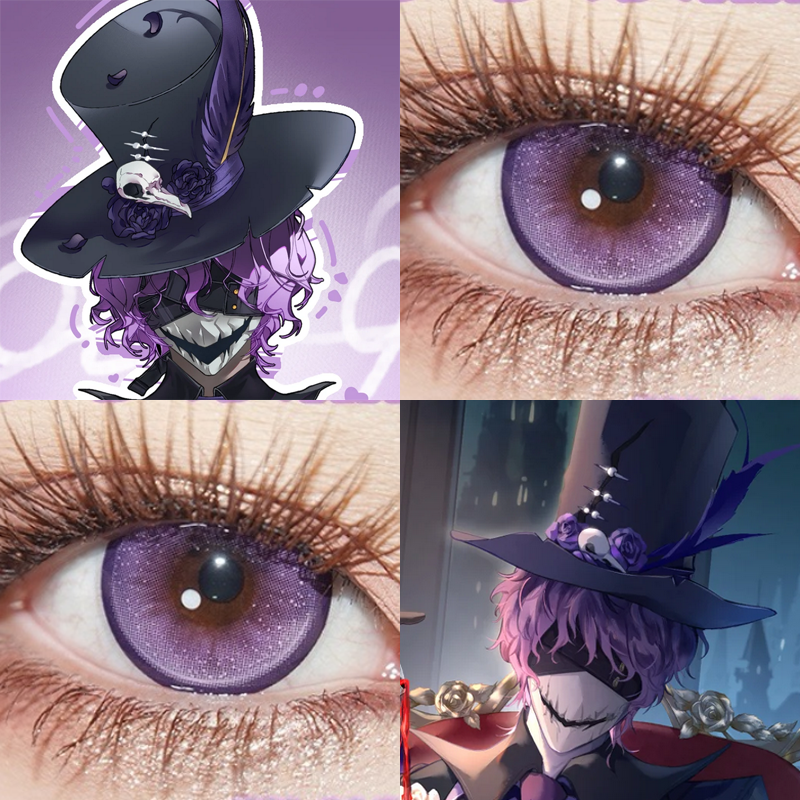 杰克乌骨COS美瞳日抛