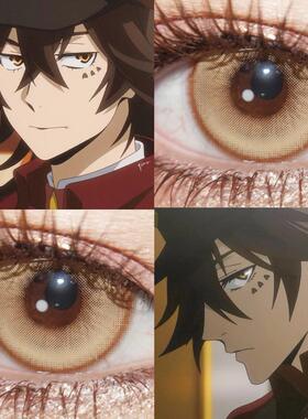 未广铁肠cos美瞳日抛金黄色文豪野犬混血大直径显色黄金星球君qc