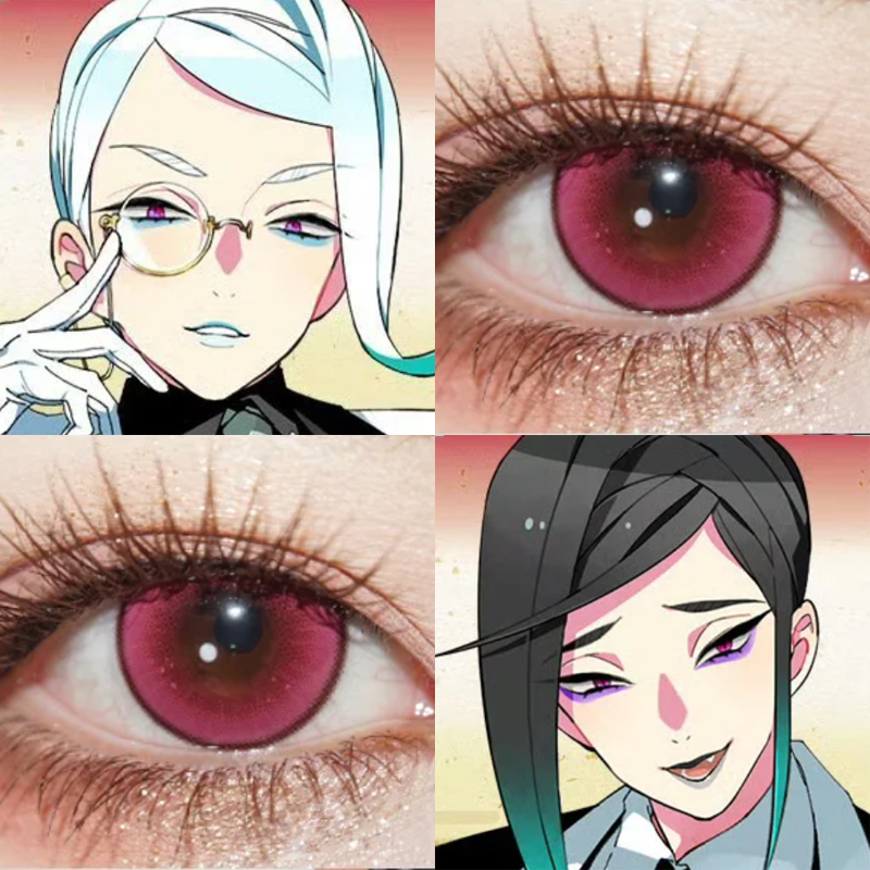 巴形/静形薙刀cos美瞳半年抛刀剑乱舞流萤森玫红萤光洋红漫展佳JA,隐形眼镜/护理液,彩色隐形眼镜,淘宝优惠券,粉丝福利购,淘宝优惠卷