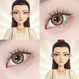 鹤童cos美瞳日抛棕色大小直径哪吒之魔童闹海土豆脑袋我本莫测JA