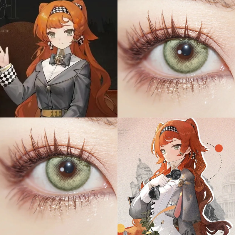 十四行诗cos美瞳重返未来1999大直径半年抛彩色隐形眼镜正品佳ja