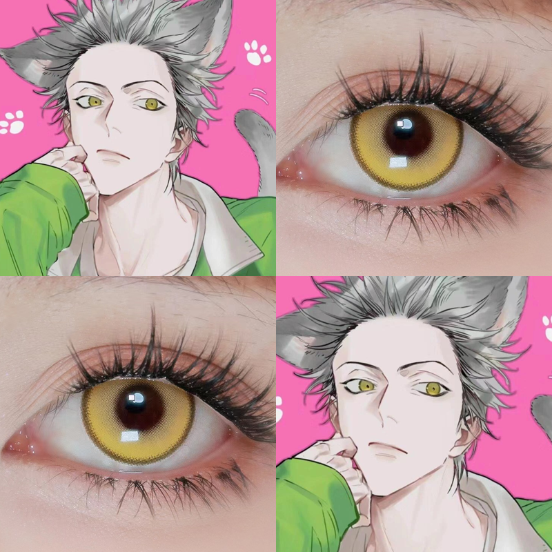 亚久津仁cos美瞳黄色显色混血网球王子半年抛cosplay漫展男正品HN