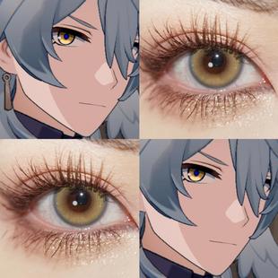 星期日cos美瞳半年抛金棕色崩坏星穹铁道大直径隐形眼镜达芬贺JA