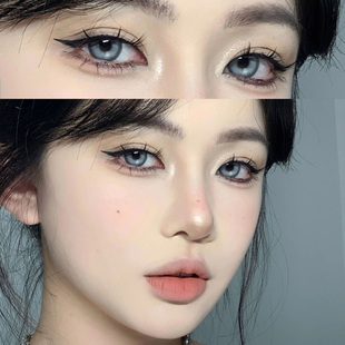 kira黑化蘑菇云美瞳年抛绿水鬼混血大直径隐形眼镜女失落人鱼蓝JA