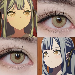 丰川祥子cos美瞳mygo黄金星球黄油奶昔明月清风金色闪光正品启hn