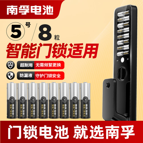 南孚门锁定制装智能门锁5号电池