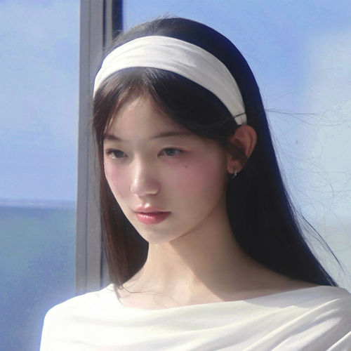 纯白白月光~气质法式白色发带2026年新款日常外戴百搭发箍头饰女