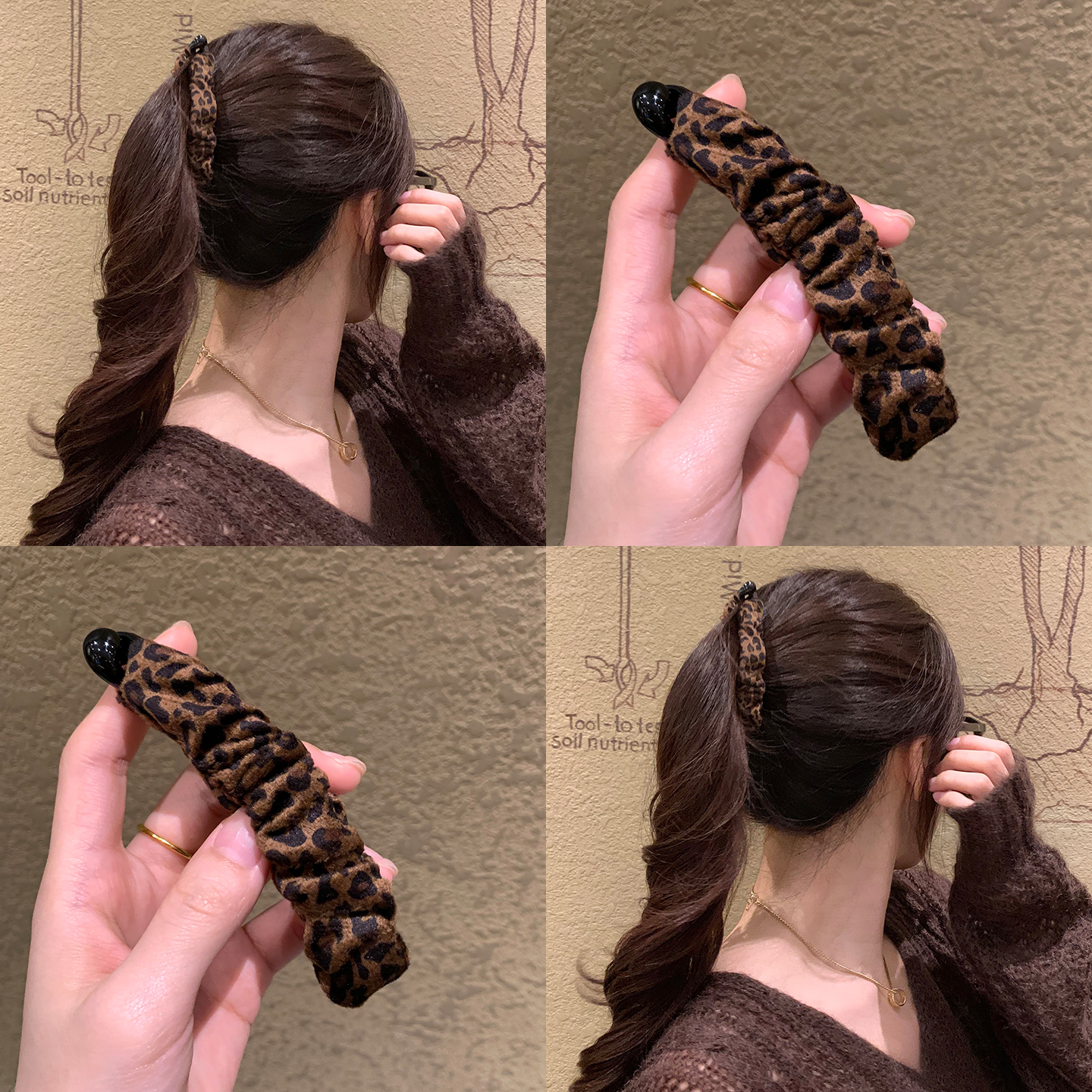 小鼻嘎豹纹香蕉夹超好用