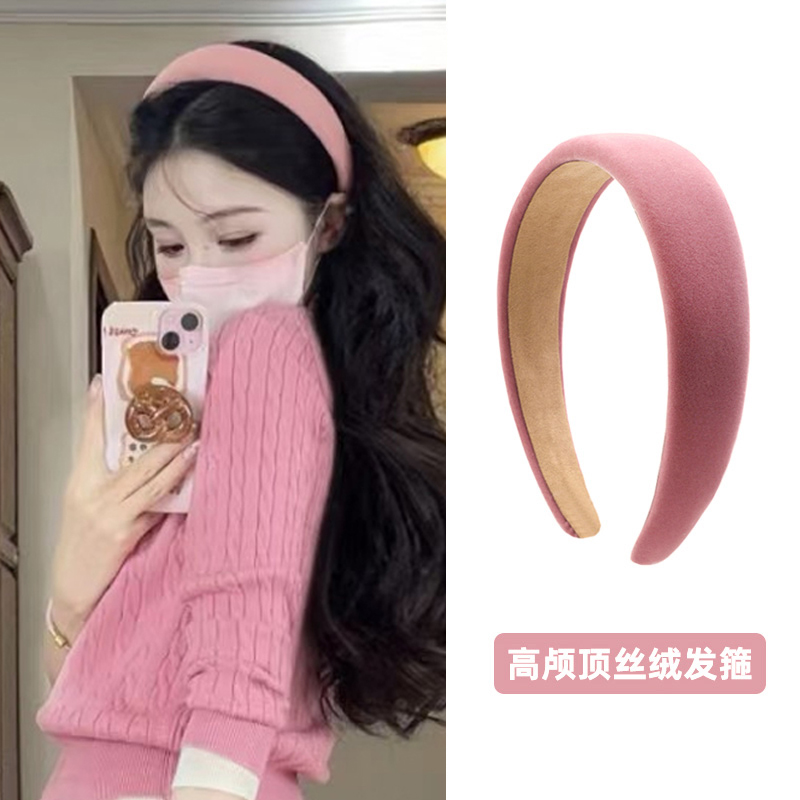 蜜桃甜妹韩系粉色发箍