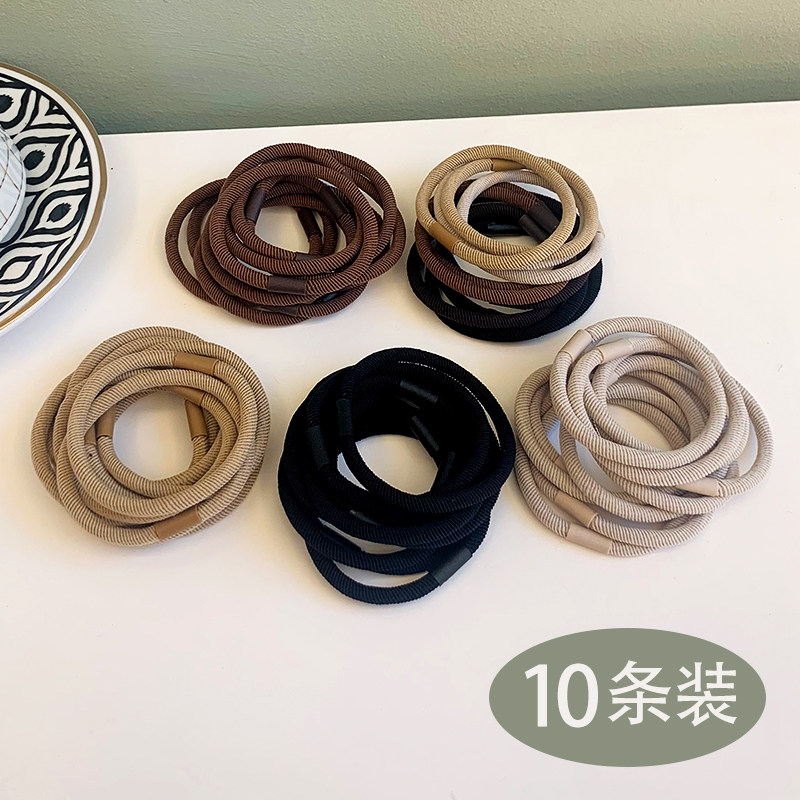头绳女简约气质马尾基础皮筋森系冷淡风日系发圈高弹性橡皮筋发绳,饰品/流行首饰/时尚饰品新,发饰,淘宝优惠券,粉丝福利购,淘宝优惠卷