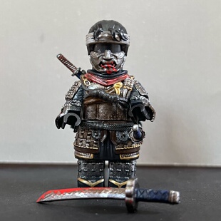 【白模涂装】对马岛之魂武士镜井仁三方人仔积木光固化3D打印穿戴
