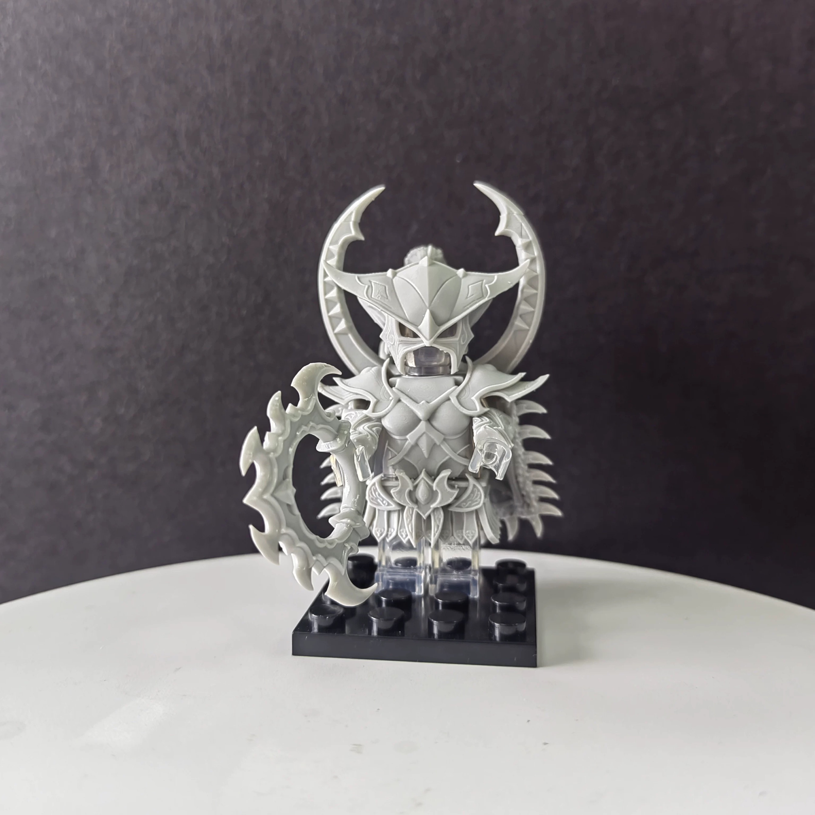 【白模】魔兽世界玛维影歌第三方小人仔积木光固化3D打印穿戴装备