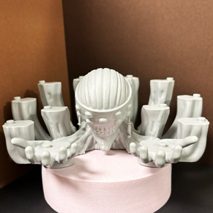 【白模】火影忍者晓组织外道魔像地台第三方人仔积木光固化3D打印