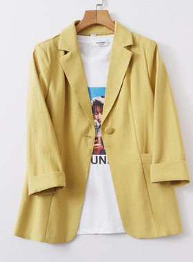 网红外套春秋韩版百搭休闲西服