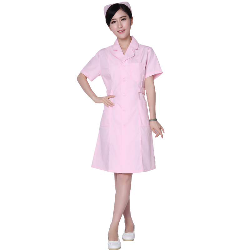 护士服短袖白大褂春夏季女医院工作服白色韩版长袖美容院衣服薄款